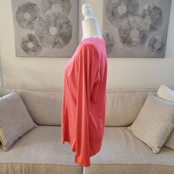 ✨COLUMBIA✨ Freezer Coil Omni-Wick Long Sleeve Protection Shirt - [Large, Pink] - Picture 7 of 13